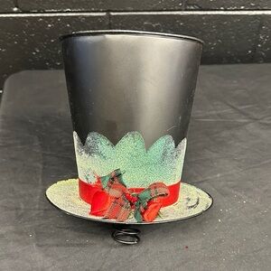 Snowman Hat Christmas Tree Topper Top Hat Tree Topper Decorative Hat